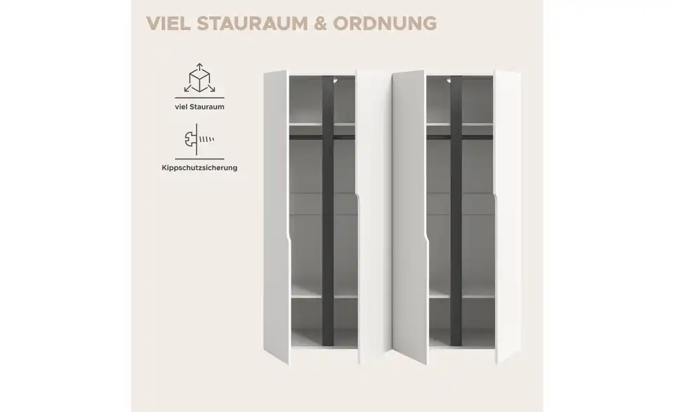 Kleiderschrank Arden, Bild mit Text