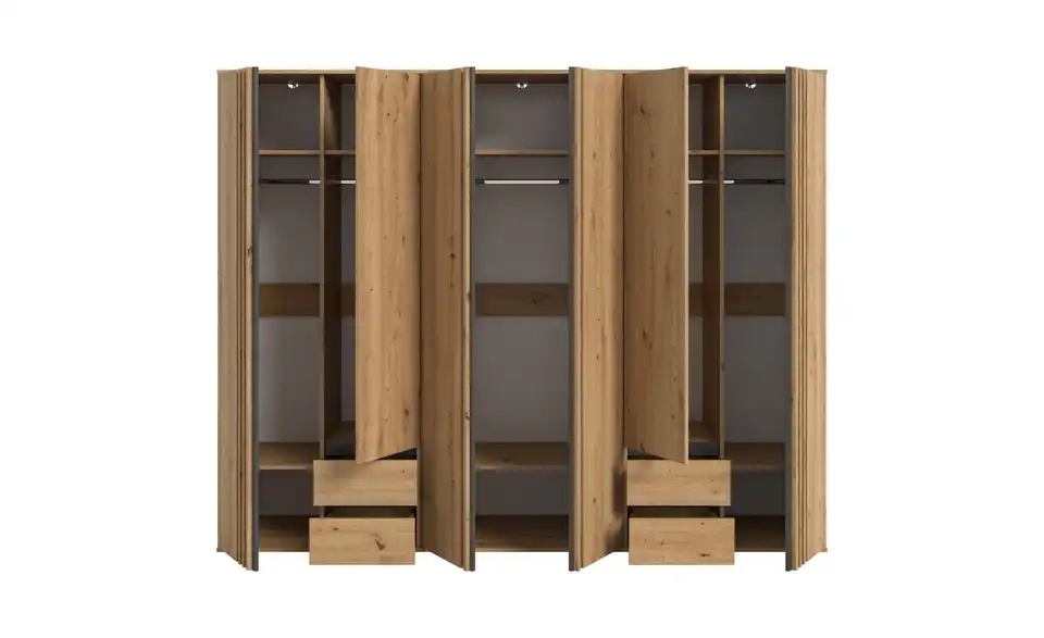 Kleiderschrank Thomby, geöffnet