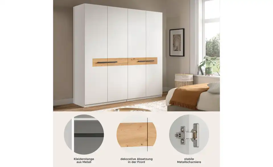 Kleiderschrank Stroud, Bild mit Text
