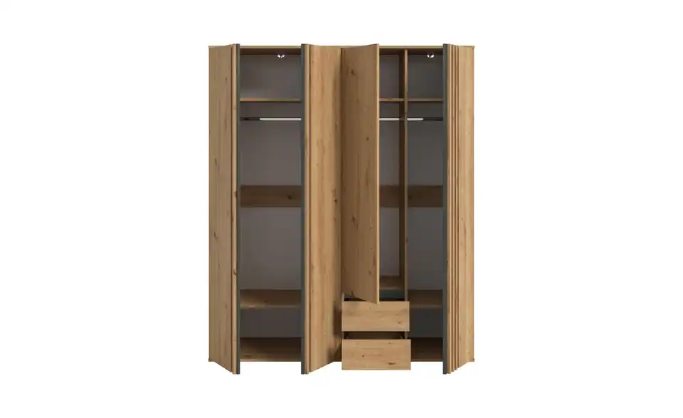 Kleiderschrank Thomby, geöffnet