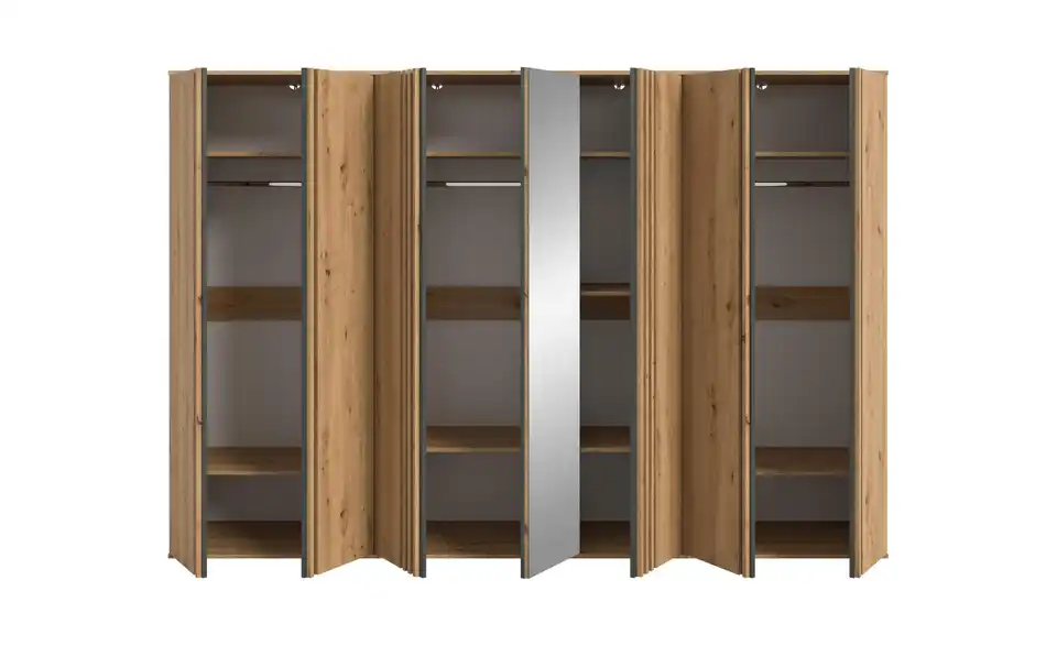 Kleiderschrank Thomby, geöffnet