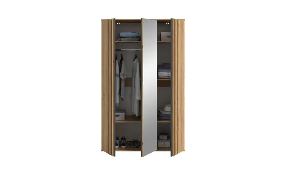 Kleiderschrank Thomby, geöffnet