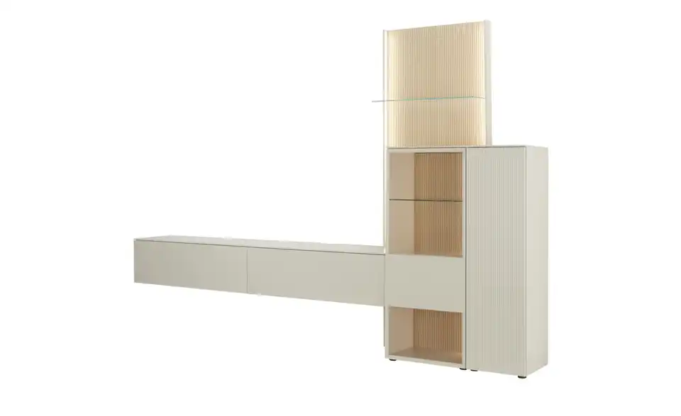 SCHÖNER WOHNEN Kollektion Wohnkombination Amaya, Beleuchtet