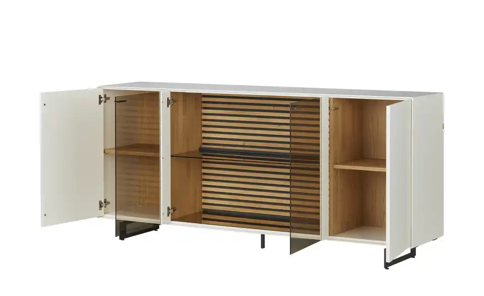 SCHÖNER WOHNEN Kollektion Sideboard Yonna, geöffnet