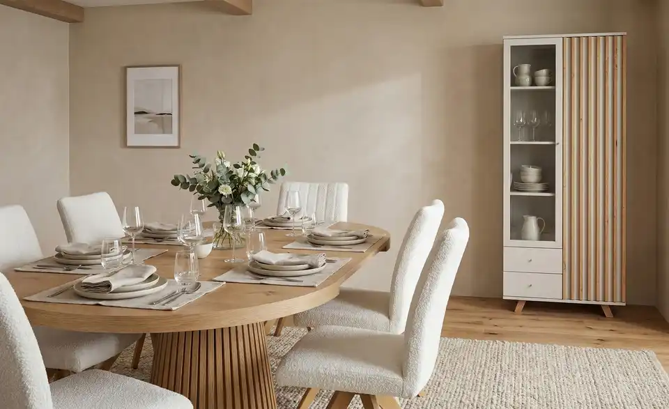 Vitrine Harmony, in Wohnsituation