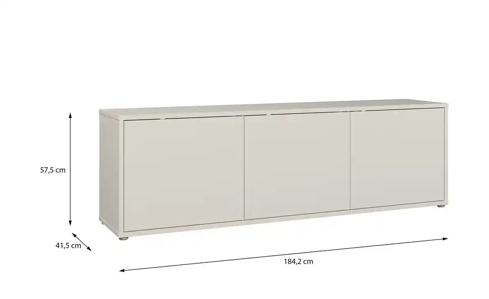 Lowboard Bolognano, Bemaßung