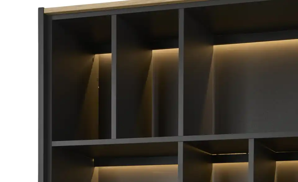 Standregal Isola, Beleuchtet