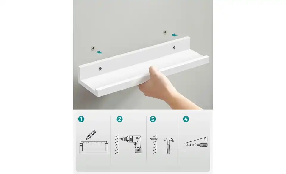 Wandboard 3er-Set, Bild mit Text