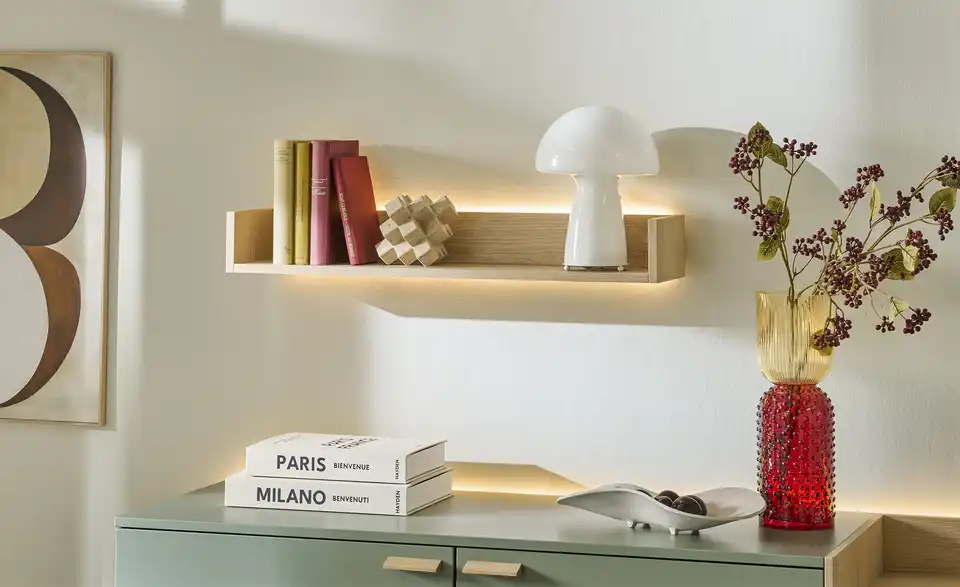 Wandboard Light Line 14, in Wohnsituation