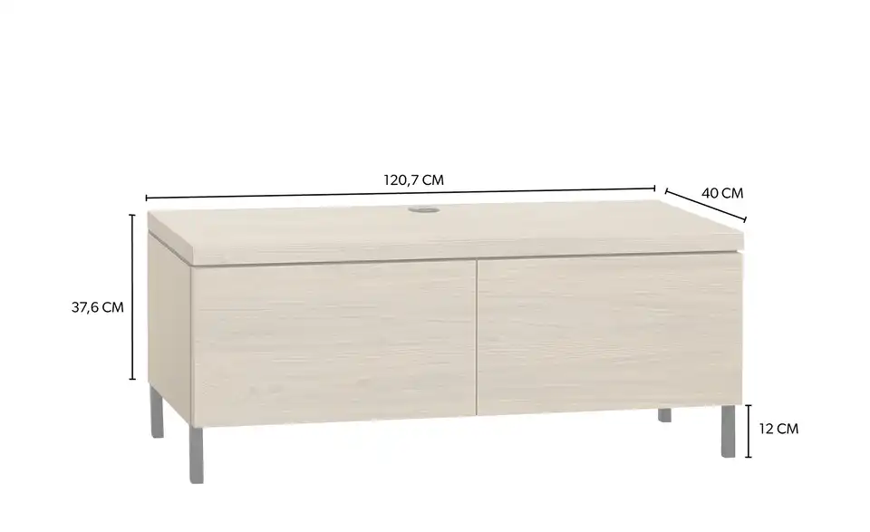 uno Lowboard Keswick, Bemaßung