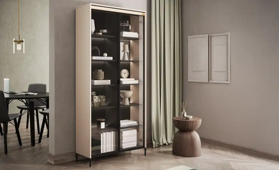 Vitrine Trend inkl. Beleuchtung, in Wohnsituation