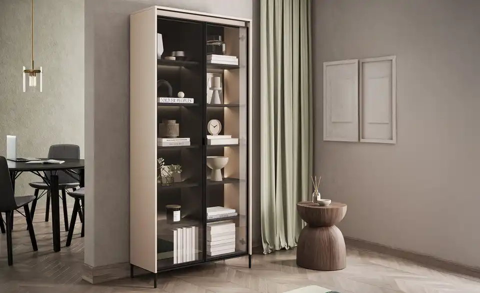 Vitrine Trend inkl. Beleuchtung, in Wohnsituation