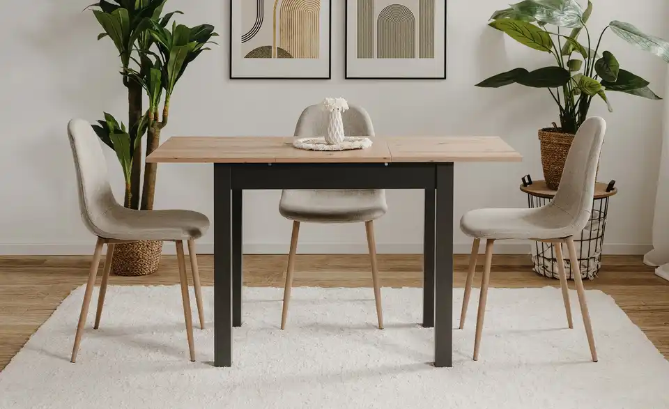 smart Ausziehbarer Esstisch Ben in verschiedenen Größen, in Wohnsituation