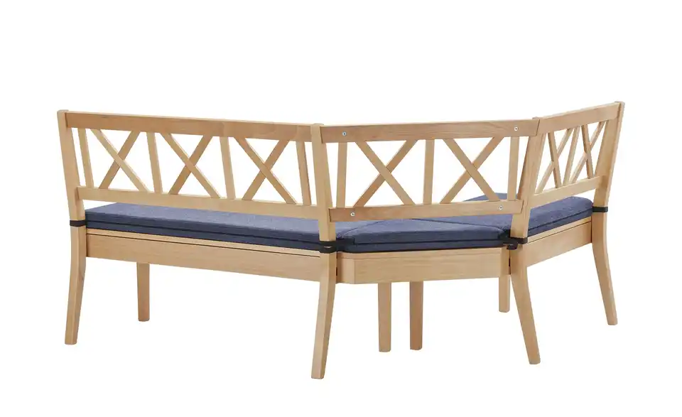 Woodford Eckbank Olivia massiv, Rückansicht