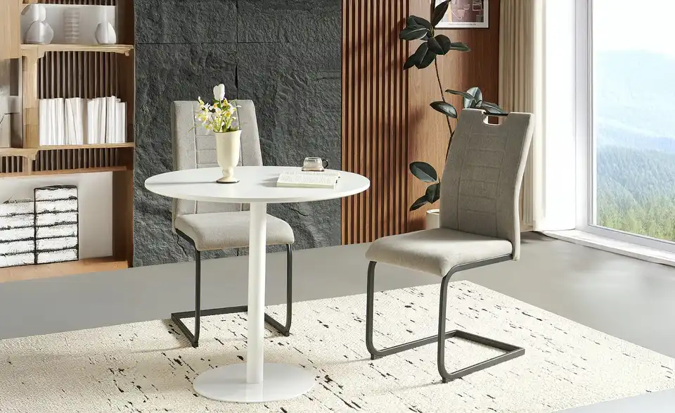 Schwingstuhl Romeo mit Griff, in Wohnsituation