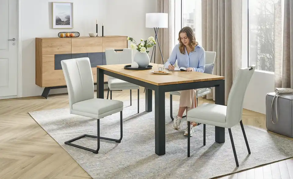 Wohnwert Polsterstuhl Mia mit Griff, in Wohnsituation