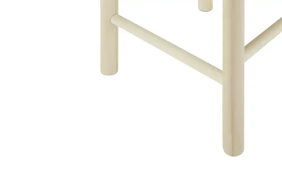Hocker Sebastian Massivholz, Detailansicht