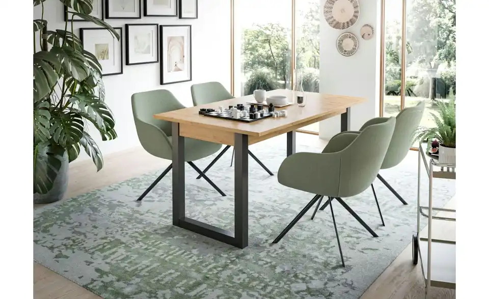 Esstisch 150 x 90 cm Tili ausziehbar, in Wohnsituation