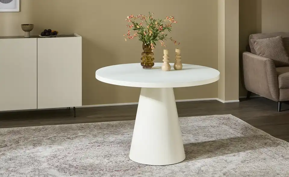 Esstisch Reflection mit Glastischplatte, in Wohnsituation