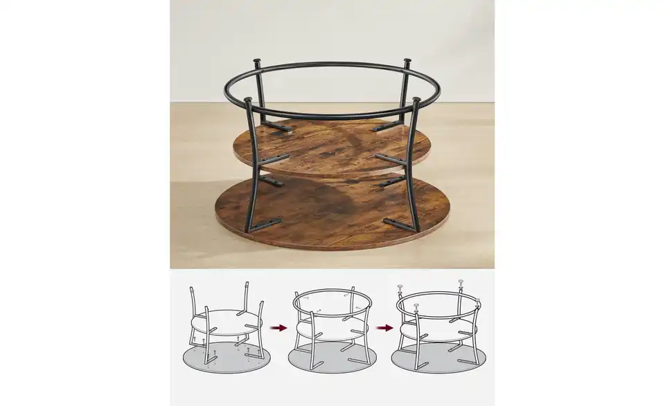 Couchtisch, Detailansicht