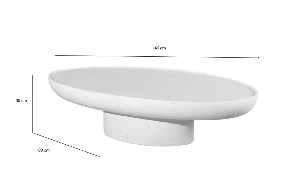 Höffner Selection Couchtisch Rolin, Bemaßung