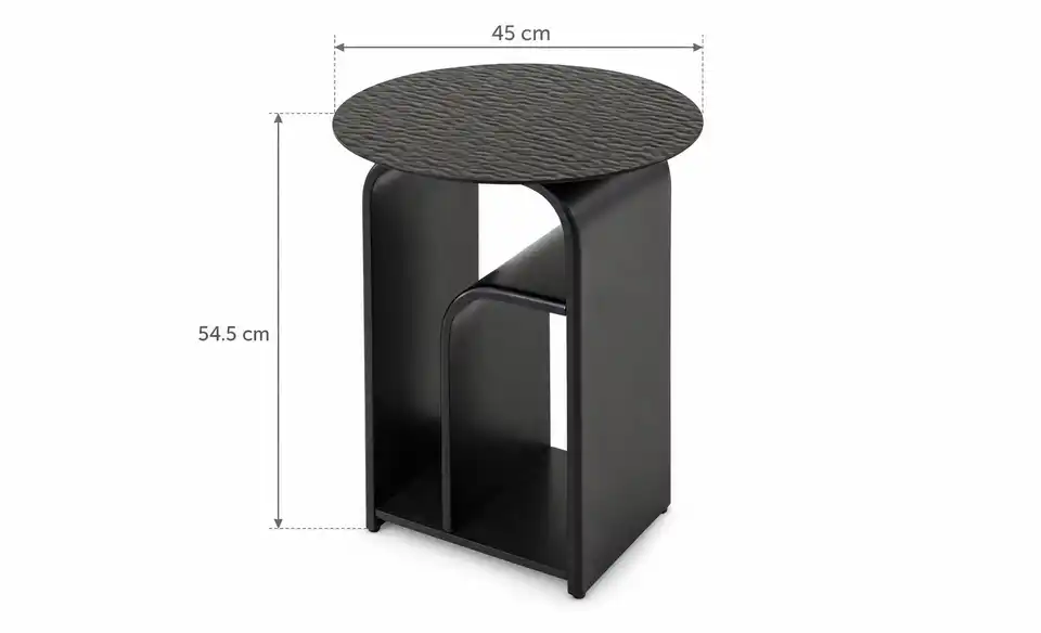 Höffner Selection Beistelltisch Adora, Bemaßung