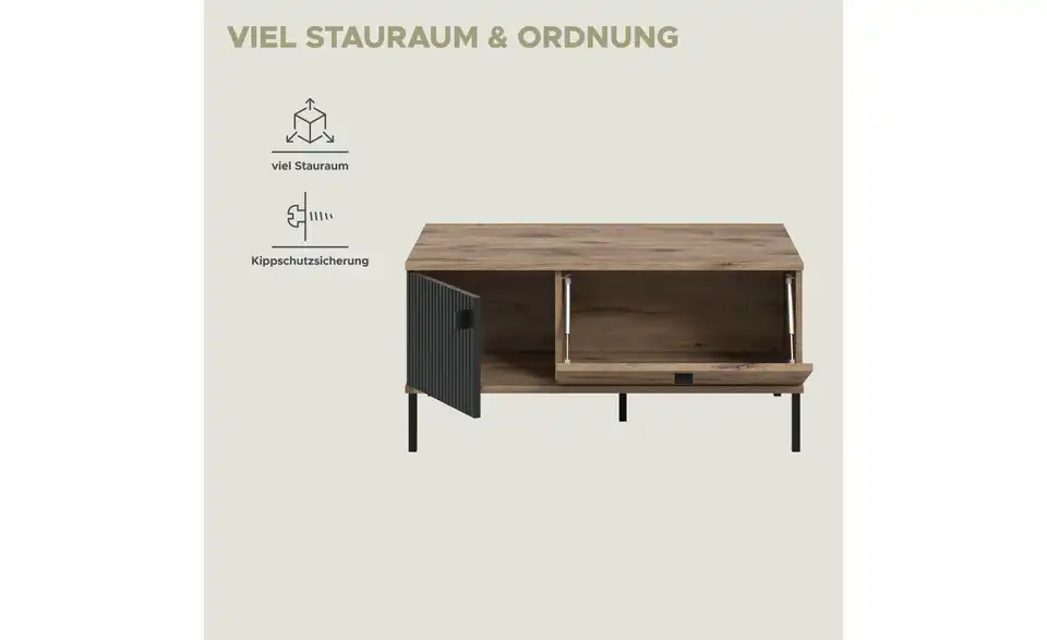 Couchtisch Chester, Bild mit Text