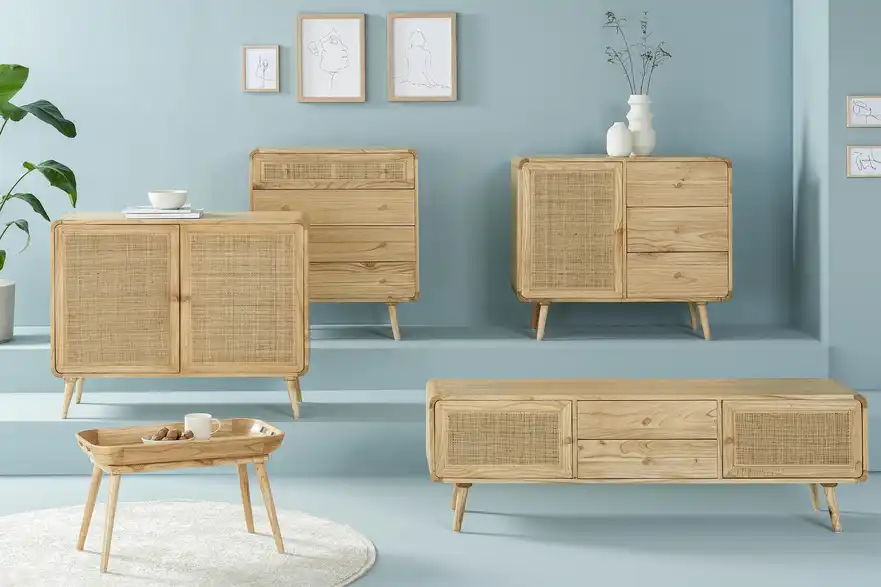 TV-Lowboard Mandrea, in Wohnsituation