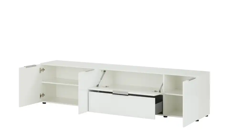 TV-Lowboard Vitreo Neo, geöffnet