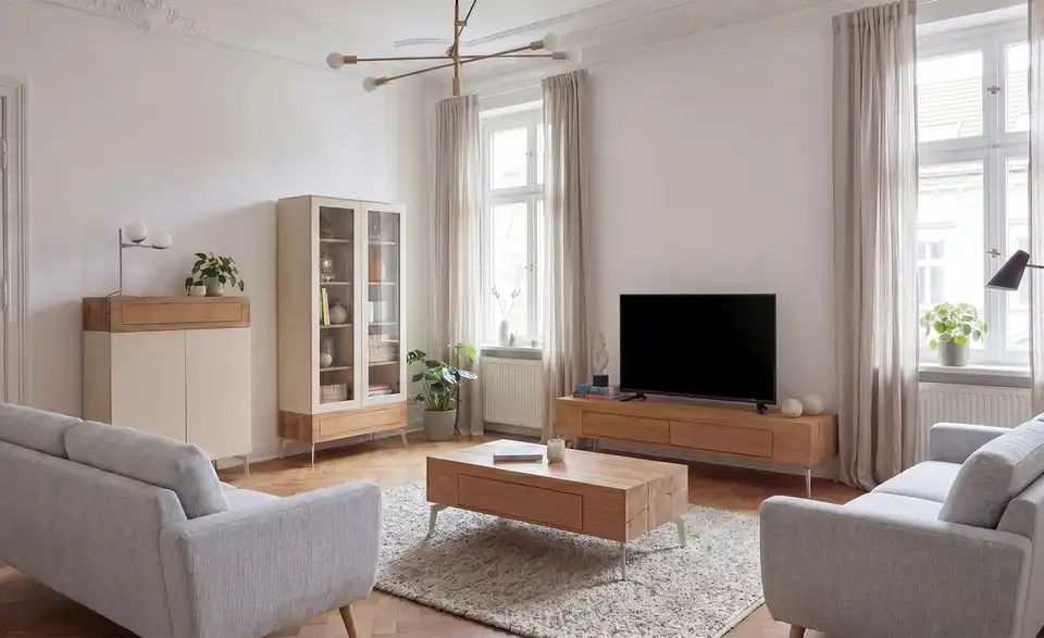 TV-Lowboard Enego, in Wohnsituation