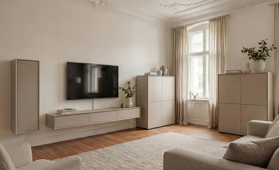 Hängeschrank Stream, in Wohnsituation