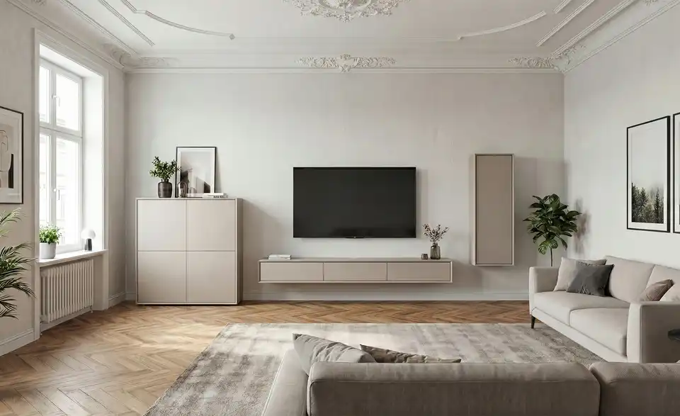 Hängeschrank Stream, in Wohnsituation