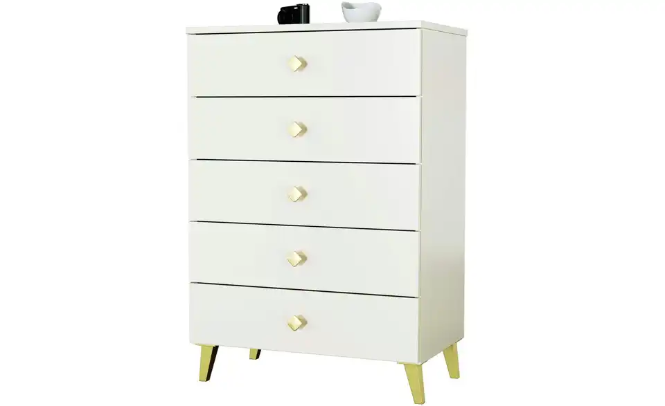 Kommode Lara mit 5 Schubladen, Perspektive