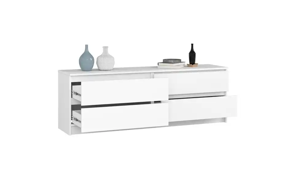 Kommode Kuno 160 cm breit, geöffnet