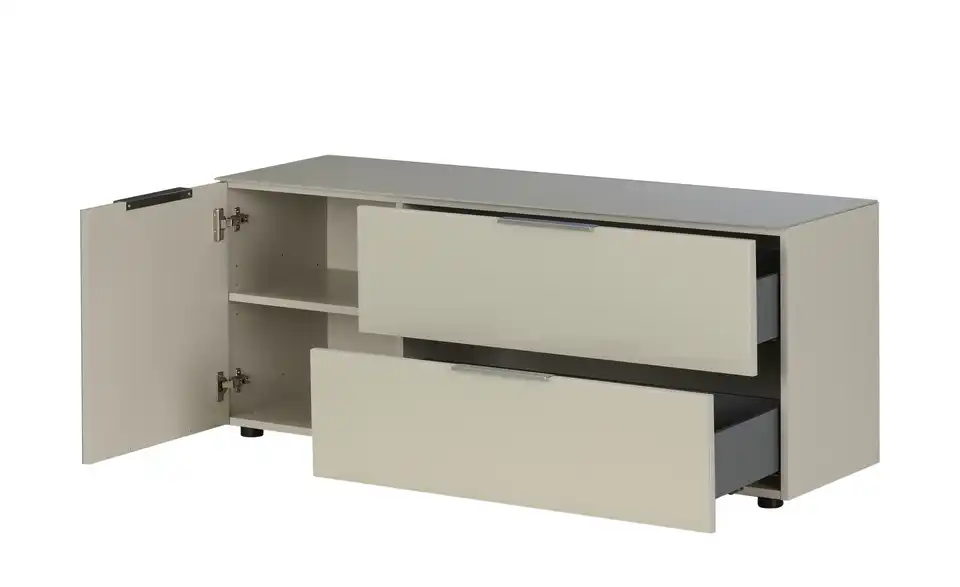 TV-Lowboard Vitreo Neo, geöffnet