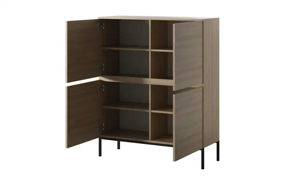 Selsey Highboard Bemmi, geöffnet