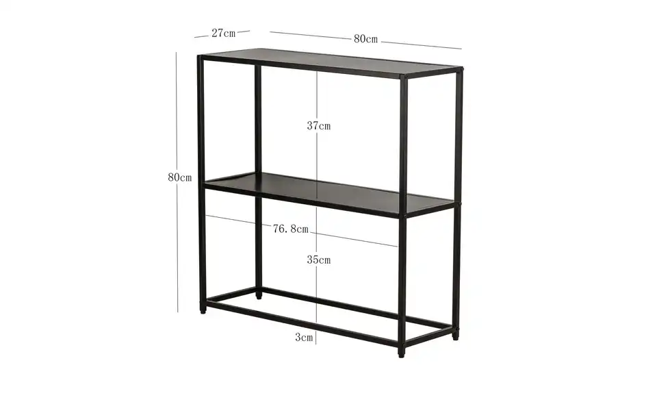 Konsolentisch, Bemaßung