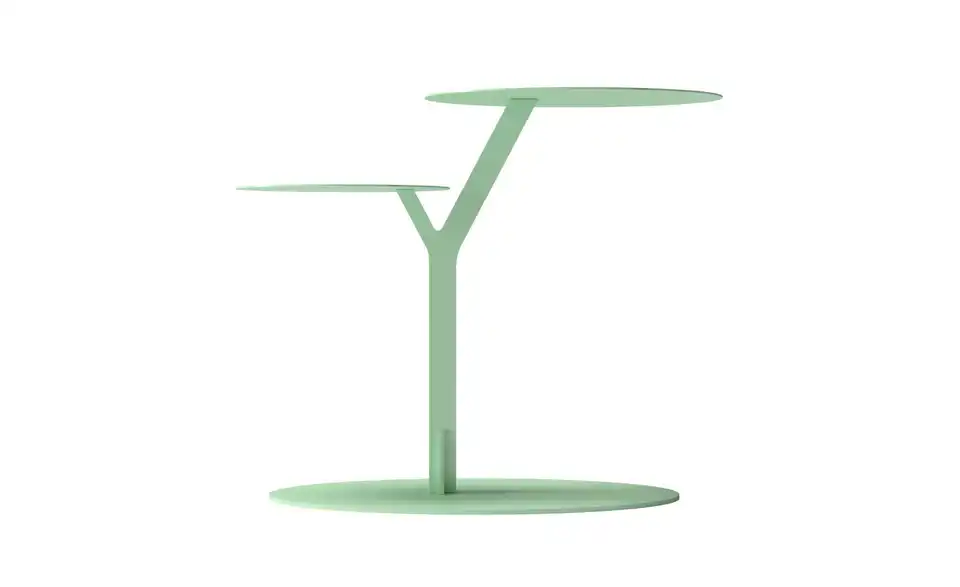 Beistelltisch, Frontansicht