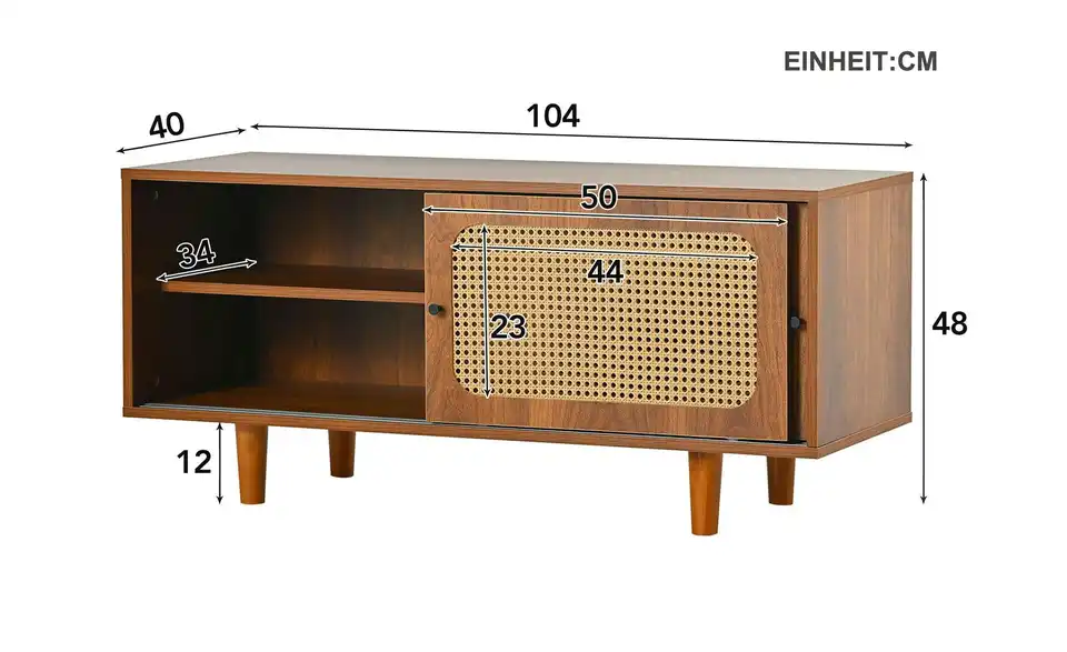 Sideboard, Bemaßung