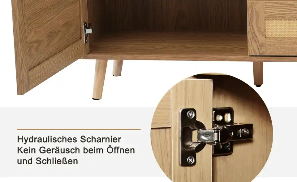 Lowboard, Bild mit Text