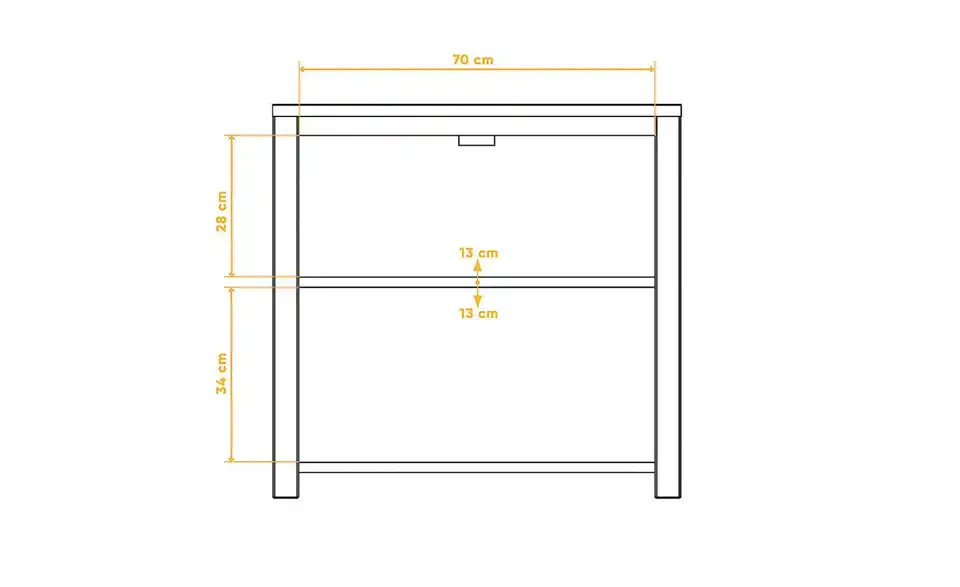 Sideboard Theo, Bemaßung