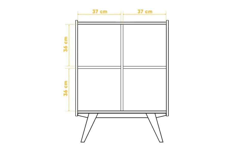 Sideboard Hugo, Bemaßung