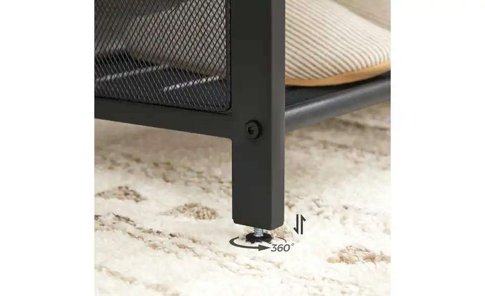 Schuhregal Darek, Detailansicht