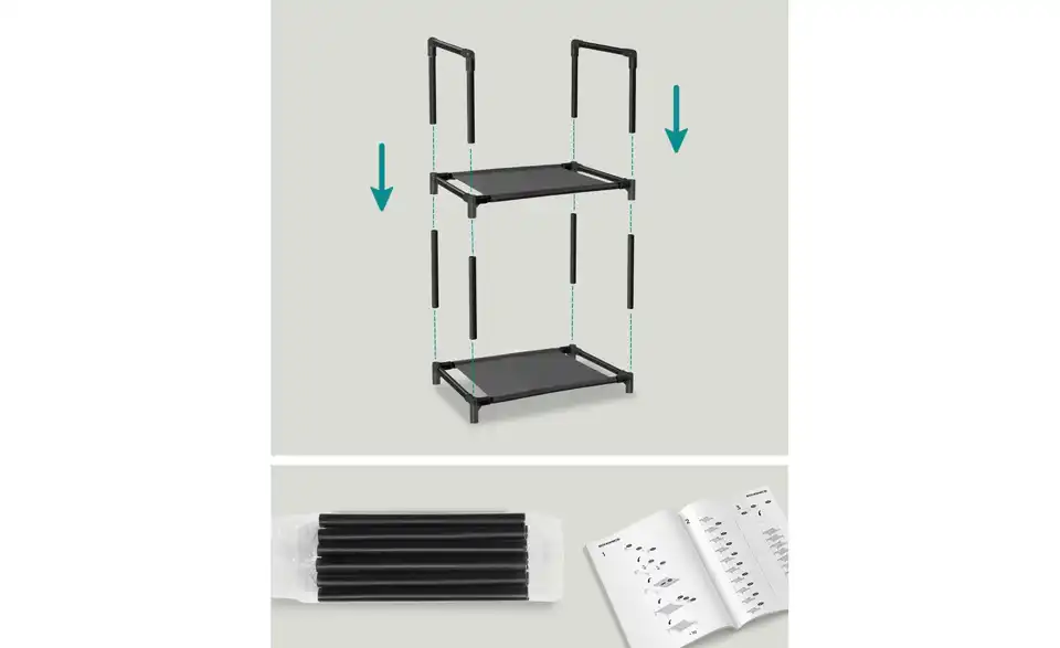 Schuhregal Rylan, Detailansicht