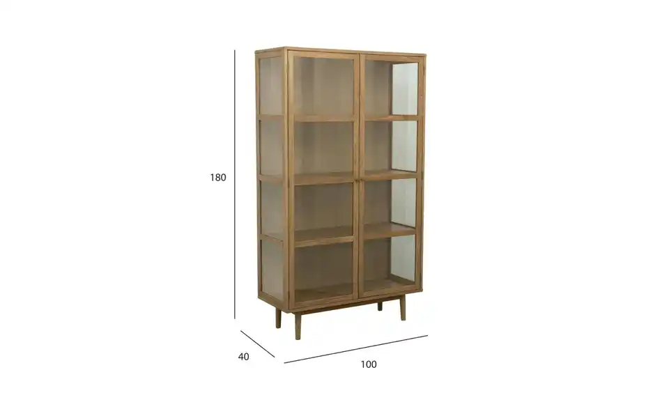 Furnhouse Vitrine, Bemaßung