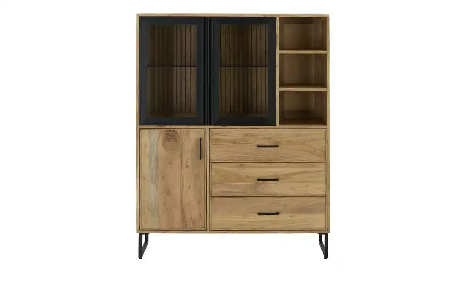 Highboard-Vitrine Riana, Frontansicht