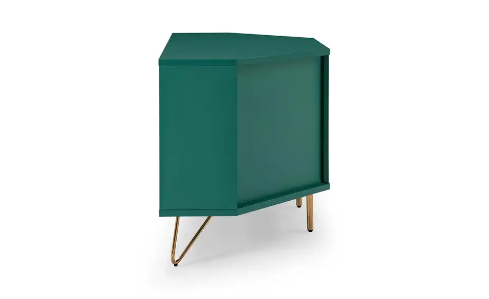 Eck-TV-Lowboard, Profilansicht