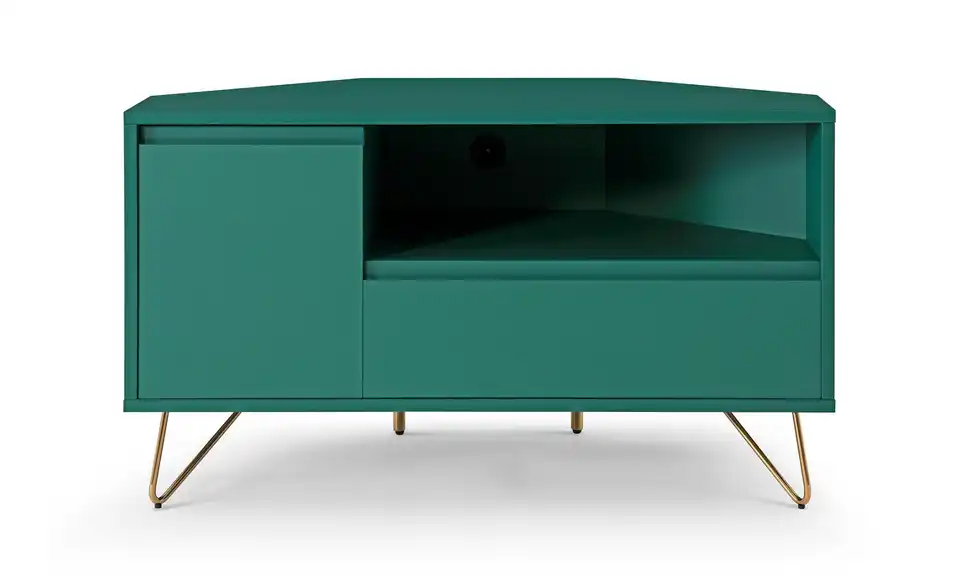 Eck-TV-Lowboard, Frontansicht