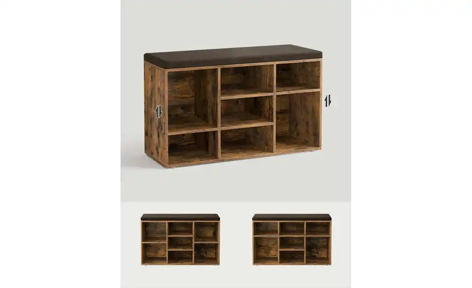 Schuhregal, Detailansicht