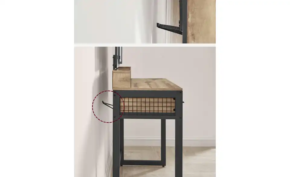 Schminktisch, Detailansicht